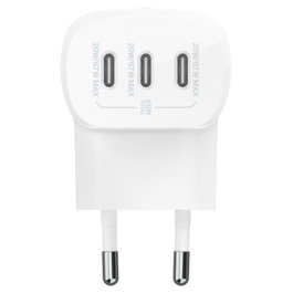 Belkin Cargador Boost 67W con 3 puertos USB-C, PPS, Blanco WCC002VFWH