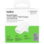 Belkin Cargador Boost 67W con 3 puertos USB-C, PPS, Blanco WCC002VFWH