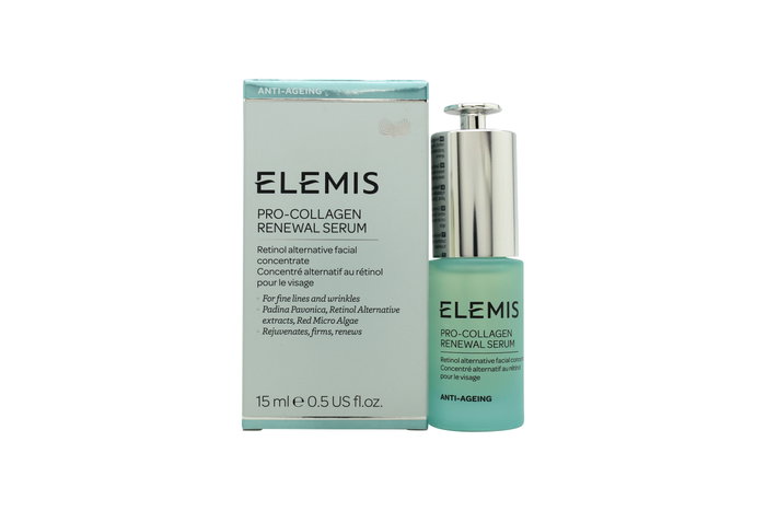 Elemis PRO-COLLAGEN Renewal Serum 15 ml - Sérum Antiarrugas y Antiedad, Alternativa al Retinol, Tratamiento Rejuvenecedor para Todo Tipo de Pieles Elemis PRO-COLLAGEN Renewal Serum 15 ml - Sérum Antiarrugas y Antiedad, Alternativa al Retinol, Tratamiento Rejuvenecedor para Todo Tipo de Pieles