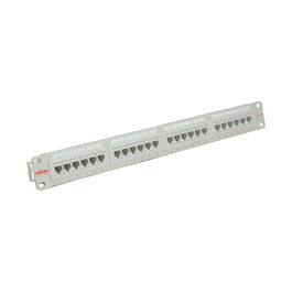 ROLINE Patchpanel Cat.5e 24 Puertos UTP, 1U 482.6 mm (19 Zoll), Gris, 26.11.0347