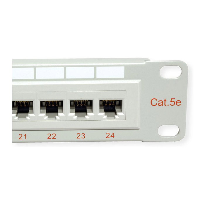 ROLINE Patch Panel Cat.5e 24 Puertos UTP Gris ROLINE Patch Panel Cat.5e 24 Puertos UTP Gris