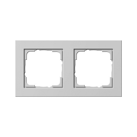 GIRA 021237 Placa ciega de 2 módulos color gris GIRA 021237 Placa ciega de 2 módulos color gris