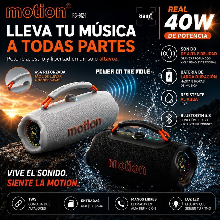 SAMI MOTION Altavoz multimedia de 40W alta fidelidad