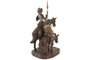 DKD Home Decor Figura de Resina Quijote y Sancho Panza con Caballo