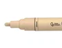 Liderpapel Rotulador Acrílico Base Agua para Todo Tipo de Superficie, Punta Redonda 3 mm, Color Beige