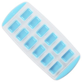 Cook Concept Molde Cubitos Hielo Fácil Extracci con Base Silicona Formas Surtidas Rojo Azul Verde Fucsia