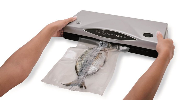 Magic Vac Máquina de Envasado al Vacío Doméstica para Conservar Alimentos Frescos Magic Vac Máquina de Envasado al Vacío Doméstica para Conservar Alimentos Frescos