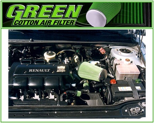 Green Filters Kit Admision Directa P125 P125 Mejor Flujo de Aire y Respuesta de Acelerador