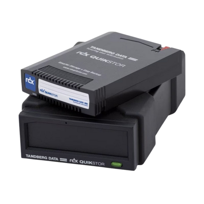 Tandberg Data 8882-RDX QuikStor RDX Extern, Unidad Externa de Cartucho de 5 TB, Color Negro Tandberg Data 8882-RDX QuikStor RDX Extern, Unidad Externa de Cartucho de 5 TB, Color Negro