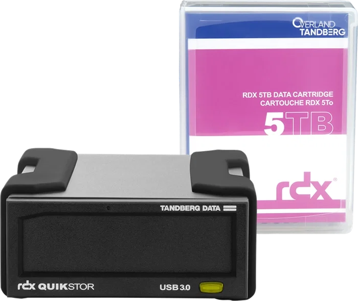 Tandberg Data Kit de unidad externa RDX Disco duro de 5 TB USB 3.0 Negro (8882-RDX) Compatible Windows macOS Linux Tandberg Data Kit de unidad externa RDX Disco duro de 5 TB USB 3.0 Negro (8882-RDX) Compatible Windows macOS Linux