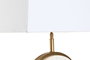 DKD Home Decor Lámpara de sobremesa Acero y Mármol Mate Dorado y Blanco
