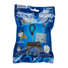 Paladone Backpack Buddies Figuras con Colgante de PlayStation, Colección de Controladores y Consolas PS1, PS2, PS3, PS4