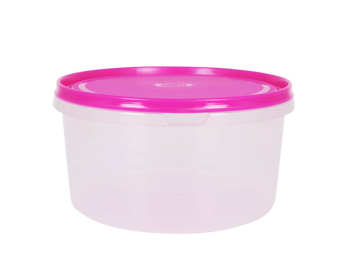 Inde Fiambrera Redonda 2L Colores (12 Unidades)