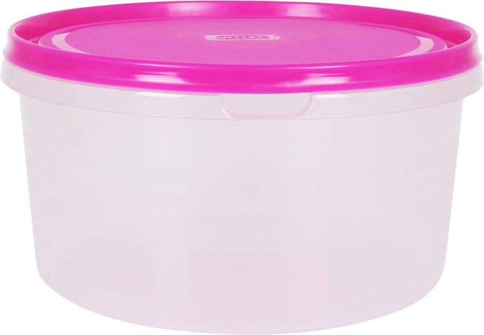 Inde Fiambrera Redonda 2L Colores (12 Unidades)