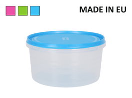 Inde Fiambrera Redonda 2L Colores (12 Unidades)