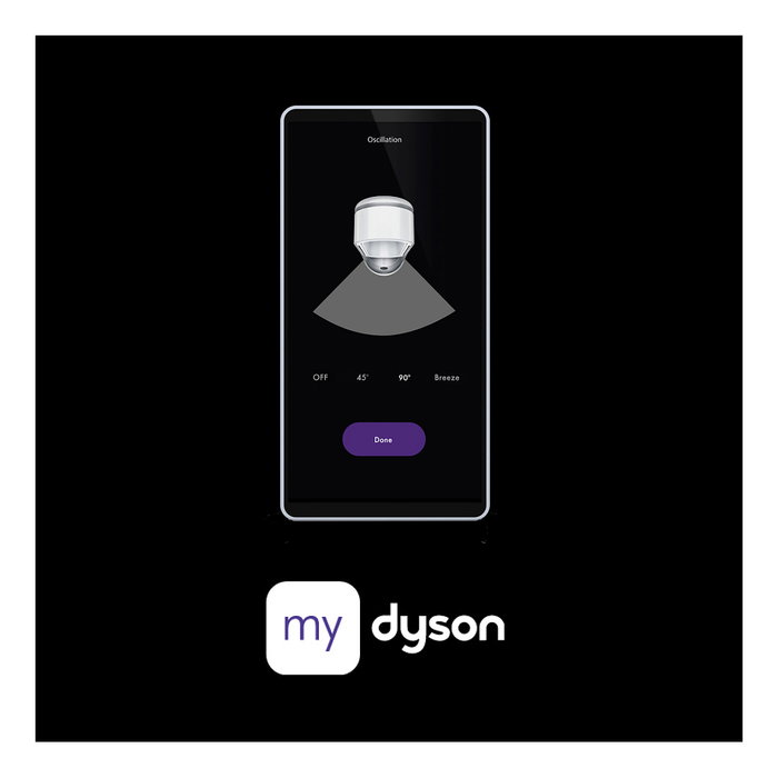 Dyson Purifier Cool PC1 (TP11) Purificador de Aire Ventilador, Blanco, 61,4 dB, 27 m²