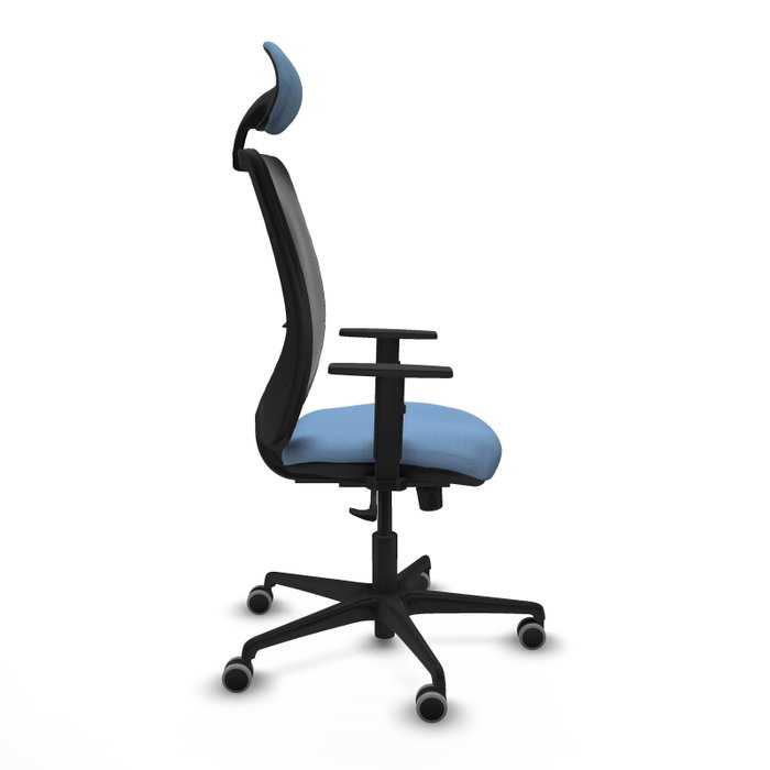 PIQUERAS Y CRESPO Silla de oficina Zulema Azul cielo con mecanismo Sincro PIQUERAS Y CRESPO Silla de oficina Zulema Azul cielo con mecanismo Sincro