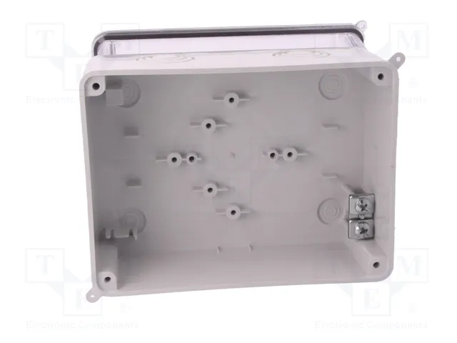 ELEKTRO-PLAST NASIELSK CARBO-BOX Caja de conexiones gris claro con tapa transparente ELEKTRO-PLAST NASIELSK CARBO-BOX Caja de conexiones gris claro con tapa transparente