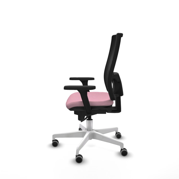 PIQUERAS Y CRESPO Silla de oficina Horna Rosa y Negro