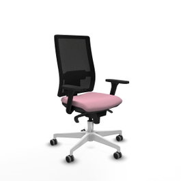 PIQUERAS Y CRESPO Silla de oficina Horna Rosa y Negro