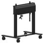 iiyama MD-CAR2031-B1 Soporte de suelo portátil para pantalla de hasta 105 pulgadas con ajuste eléctrico de altura (850-1800 mm), VESA 800x600, 120 kg, negro