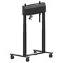 iiyama MD-CAR2031-B1 Soporte de suelo portátil para pantalla de hasta 105 pulgadas con ajuste eléctrico de altura (850-1800 mm), VESA 800x600, 120 kg, negro