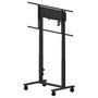 iiyama MD-CAR2031-B1 Soporte de suelo portátil para pantalla de hasta 105 pulgadas con ajuste eléctrico de altura (850-1800 mm), VESA 800x600, 120 kg, negro