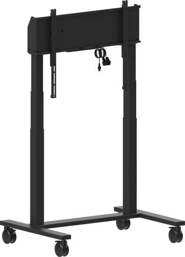 Iiyama Soporte de Suelo Elevador Eléctrico ILFD TeXX, Ajuste Altura 950mm (55"-105"), Carga 120kg, VESA 800x600, Anticolisión, Negro - MD-CAR2031