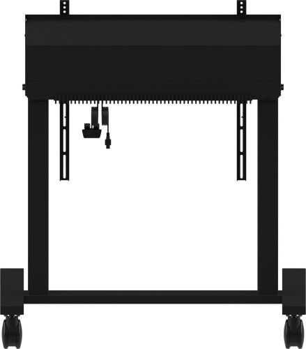 Iiyama Soporte de Suelo Elevador Eléctrico ILFD TeXX, Ajuste Altura 950mm (55"-105"), Carga 120kg, VESA 800x600, Anticolisión, Negro - MD-CAR2031