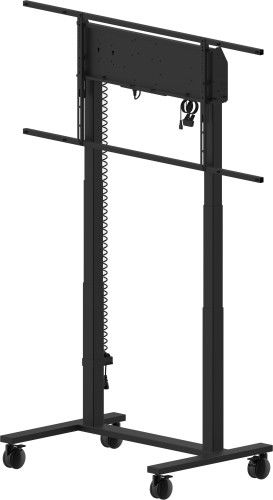 Iiyama Soporte de Suelo Elevador Eléctrico ILFD TeXX, Ajuste Altura 950mm (55"-105"), Carga 120kg, VESA 800x600, Anticolisión, Negro - MD-CAR2031