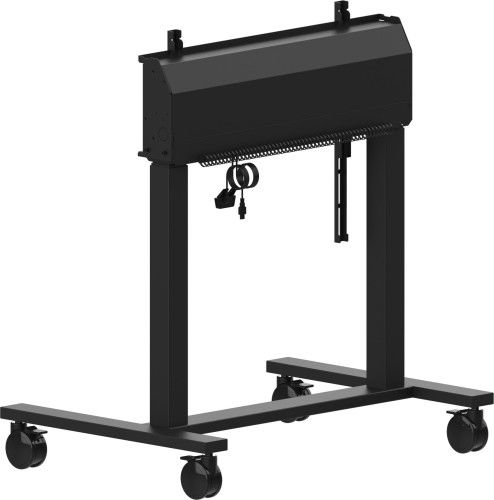 Iiyama Soporte de Suelo Elevador Eléctrico ILFD TeXX, Ajuste Altura 950mm (55"-105"), Carga 120kg, VESA 800x600, Anticolisión, Negro - MD-CAR2031