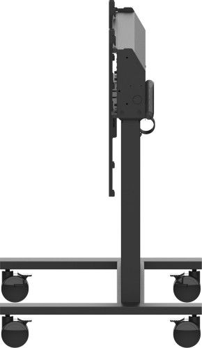 Iiyama Soporte de Suelo Elevador Eléctrico ILFD TeXX, Ajuste Altura 950mm (55"-105"), Carga 120kg, VESA 800x600, Anticolisión, Negro - MD-CAR2031