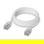 Ubiquiti UACC-CABLE-PATCH-EL-C6A-2M-W Cable de Red Patch Cat6a, 2 m, Blanco, RJ-45 Macho, 10 GbE, Compatible con PoE++ (4PPoE)