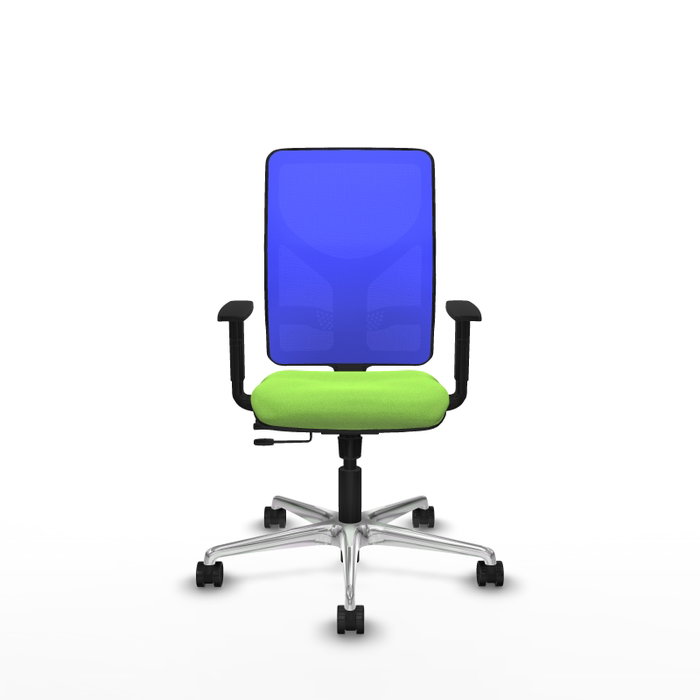 PIQUERAS Y CRESPO Silla de oficina Motilla con mecanismo Sincro/Traslack Azul y Pistacho PIQUERAS Y CRESPO Silla de oficina Motilla con mecanismo Sincro/Traslack Azul y Pistacho