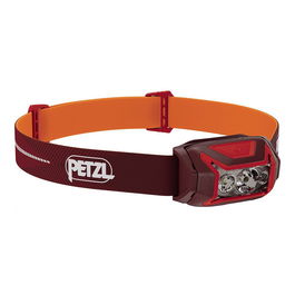 Petzl ACTIK CORE Linterna Frontal Recargable LED, 625 Lúmenes Máx., IPX4, Batería CORE Integrada, Color Rojo