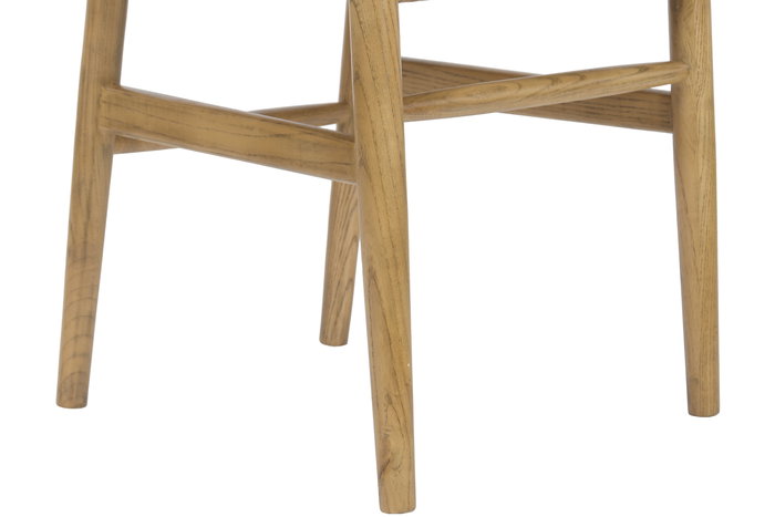 DKD Home Decor Silla Cottage Olmo y Ratan Natural 57 x 47 x 79 cm (2 Unidades)