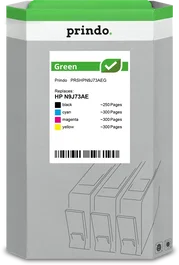 Prindo Multipack de tintas Negro, Cian, Magenta y Amarillo PRSHPN9J73AEG Green