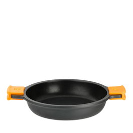 BRA Cazuela Baja Antiadherente 36 cm de Diámetro, 7.1 Litros de Capacidad, Aluminio, Modelo América