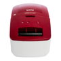 Brother QL-600R Etiquetadora Térmica Roja y Blanca