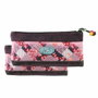 Forever Ninette Set de Dos Neceseres Bicycle Burdeos 15 x 26 x 4 cm y 12 x 23,5 x 3 cm