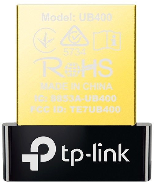 TP-Link UB400 Adaptador Bluetooth 4.0 USB Nano Negro y Oro