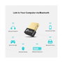 TP-Link UB400 Adaptador Bluetooth 4.0 USB Nano Negro y Oro