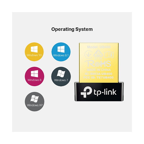 TP-Link UB400 Adaptador Bluetooth 4.0 USB Nano Negro y Oro
