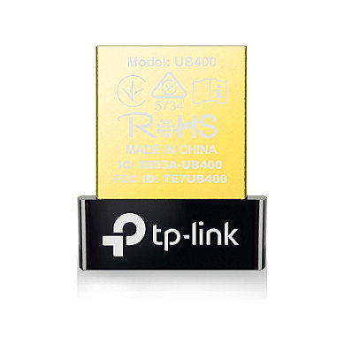 TP-Link UB400 Adaptador Bluetooth 4.0 USB Nano Negro y Oro