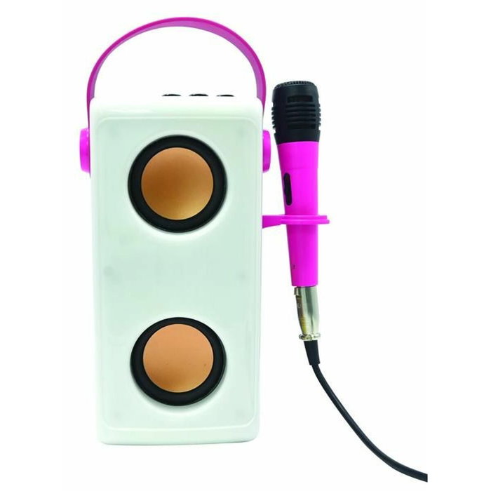 Lexibook Altavoz Bluetooth Iluminado de Barbie con Micrófono