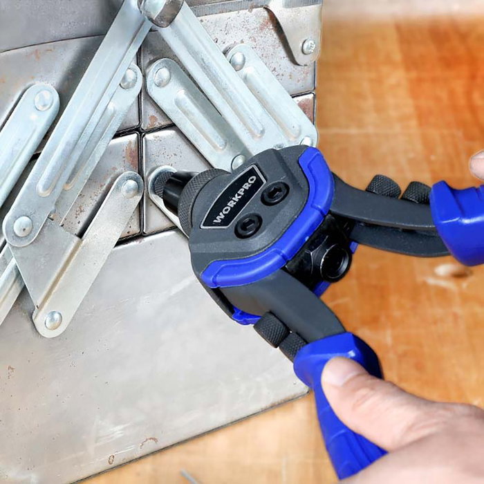 Workpro Remachadora Manual 250 mm (10") con Mango Ergonómico Antideslizante Workpro Remachadora Manual 250 mm (10") con Mango Ergonómico Antideslizante