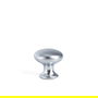 HERRAJES ALK Parma Pomo Zamak Cromo Mate Diámetro 21 mm Muebles Cocina Baño Armarios