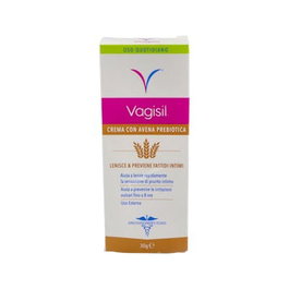 Vagisil Crema Diaria 2 en 1 con Avena Prebiótica - Calma el Picor y Protege la Zona Íntima - 30 gr