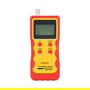 DeLOCK 86108 - Comprobador de Cable LCD para RJ45, RJ12, BNC y USB con Pantalla LED, Color Rojo/Amarillo