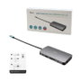 I-tec USB-C Metal Dock: 1x HDMI, 1x VGA, 1x SD/MicroSD, 1x GLAN, 1x Audio Mic, 3x USB 3.1, 1x USB-C Data, 1x USB-C PD + Cargador 10W